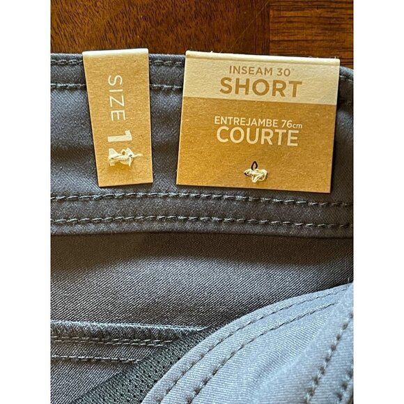 Prana Blue Gray Coal Halle Straight Leg Athletic Outdoor Pants Size 12 - Picture 10 of 12